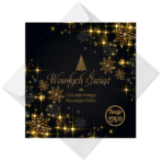 Kartki Świąteczne firmowe z logo ciemne - 10 wzorów