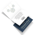 Kartki Świąteczne A6 firmowe ciemne z logo - 10 wzorów - obrazek 4