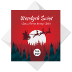 Kartki Świąteczne firmowe z logo - 15 wzorów