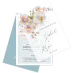 Zaproszenia ślubne IRIS A6 z kalką -7 wzorów - obrazek 3