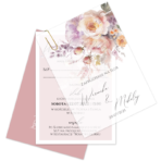 Zaproszenia ślubne IRIS A6 z kalką -7 wzorów - obrazek 4