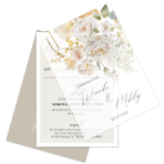 Zaproszenia ślubne IRIS A6 z kalką -7 wzorów - obrazek 6