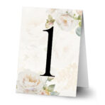 Numerki na stół - Diana2 - 4 wzory 7 szt.