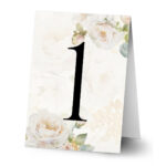 Numerki na stół - Diana2 - 4 wzory 7 szt.