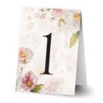 Numerki na stół - Diana2 - 4 wzory 7 szt. - obrazek 3