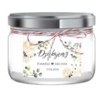 Naklejki z podziękowaniem - 72szt 50x30mm - obrazek 2