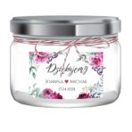 Naklejki z podziękowaniem - 72szt 50x30mm - obrazek 13