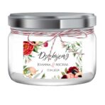 Naklejki z podziękowaniem - 72szt 50x30mm - obrazek 9