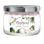 Naklejki z podziękowaniem - 72szt 50x30mm - obrazek 4