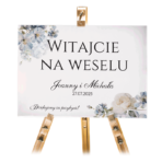 Tablica powitalna 50x70 cm - POZIOMO - 8 wzorów - obrazek 5