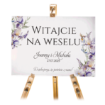 Tablica powitalna 50x70 cm - POZIOMO - 8 wzorów - obrazek 9