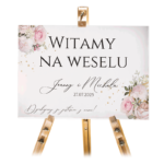 Tablica powitalna 50x70 cm - POZIOMO - Ariana 11 wzorów