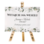 Tablica powitalna 50x70 cm - POZIOMO - Elza 4 wzory