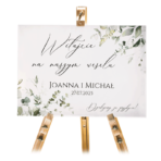 Tablica powitalna 50x70 cm - POZIOMO - Elza 4 wzory - obrazek 5