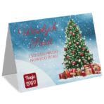 Kartki Świąteczne zdjęcia A6 firmowe z logo - 20 wzorów - obrazek 12