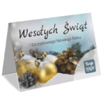 Kartki Świąteczne zdjęcia A6 firmowe z logo - 20 wzorów - obrazek 14