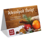 Kartki Świąteczne zdjęcia A6 firmowe z logo - 20 wzorów - obrazek 19