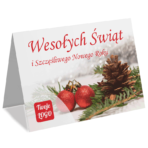 Kartki Świąteczne zdjęcia A6 firmowe z logo - 20 wzorów - obrazek 20