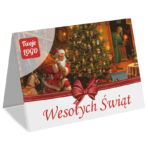 Kartki Świąteczne zdjęcia A6 firmowe z logo - 20 wzorów - obrazek 22