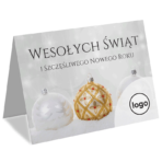 Kartki Świąteczne zdjęcia A6 firmowe z logo - 20 wzorów - obrazek 5