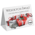 Kartki Świąteczne zdjęcia A6 firmowe z logo - 20 wzorów - obrazek 6