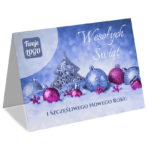 Kartki Świąteczne zdjęcia A6 firmowe z logo - 20 wzorów - obrazek 8