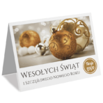 Kartki Świąteczne zdjęcia A6 firmowe z logo - 10 wzorów - obrazek 3