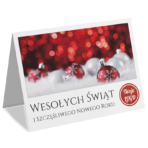Kartki Świąteczne zdjęcia A6 firmowe z logo - 10 wzorów - obrazek 4
