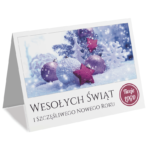 Kartki Świąteczne zdjęcia A6 firmowe z logo - 10 wzorów - obrazek 7
