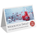 Kartki Świąteczne zdjęcia A6 firmowe z logo - 10 wzorów - obrazek 11