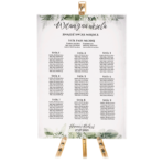 Tablica z usadzeniem gości 90x60 cm - Elza 4 wzory