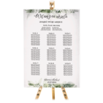 Tablica z usadzeniem gości 90x60 cm - Elza 4 wzory