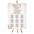 Tablica z usadzeniem gości 90x60 cm - Ariana 11 wzorów - obrazek 4