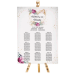 Tablica z usadzeniem gości 90x60 cm - Ariana 11 wzorów - obrazek 13