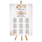 Tablica z usadzeniem gości 90x60 cm - Ariana 11 wzorów - obrazek 6