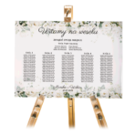 Tablica z usadzeniem gości 50x70 cm - POZIOMO - 8 wzorów - obrazek 3