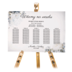 Tablica z usadzeniem gości 50x70 cm - POZIOMO - 8 wzorów - obrazek 5