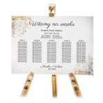 Tablica z usadzeniem gości 50x70 cm - POZIOMO - 8 wzorów - obrazek 7