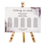 Tablica z usadzeniem gości 50x70 cm - POZIOMO - 8 wzorów - obrazek 10