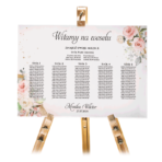 Tablica z usadzeniem gości 50x70 cm - POZIOMO - Ariana 11 wzorów - obrazek 4