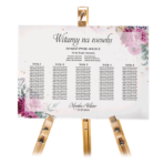 Tablica z usadzeniem gości 50x70 cm - POZIOMO - Ariana 11 wzorów - obrazek 13