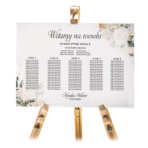 Tablica z usadzeniem gości 50x70 cm - POZIOMO - Ariana 11 wzorów - obrazek 5