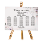 Tablica z usadzeniem gości 50x70 cm - POZIOMO - Ariana 11 wzorów - obrazek 8