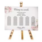 Tablica z usadzeniem gości 50x70 cm - POZIOMO - Ariana 11 wzorów - obrazek 9