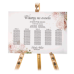 Tablica z usadzeniem gości 50x70 cm - POZIOMO - Ariana 11 wzorów - obrazek 11