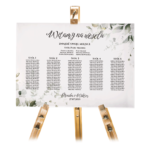 Tablica z usadzeniem gości 50x70 cm - POZIOMO - Elza 4 wzory - obrazek 5