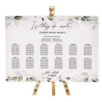 Tablica z usadzeniem gości 90x60 cm - POZIOMO - Elza 4 wzory - obrazek 4