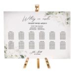 Tablica z usadzeniem gości 90x60 cm - POZIOMO - Elza 4 wzory - obrazek 6