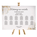 Tablica z usadzeniem gości 90x60 cm - POZIOMO - 8 wzorów - obrazek 7