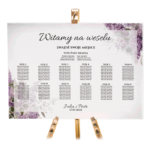 Tablica z usadzeniem gości 90x60 cm - POZIOMO - 8 wzorów - obrazek 10